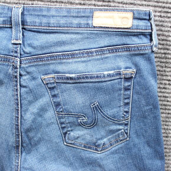 AG Adriano Goldschmied Jeans Womens 27x28 Blue The Legging Ankle Super Skinny - Picture 7 of 9